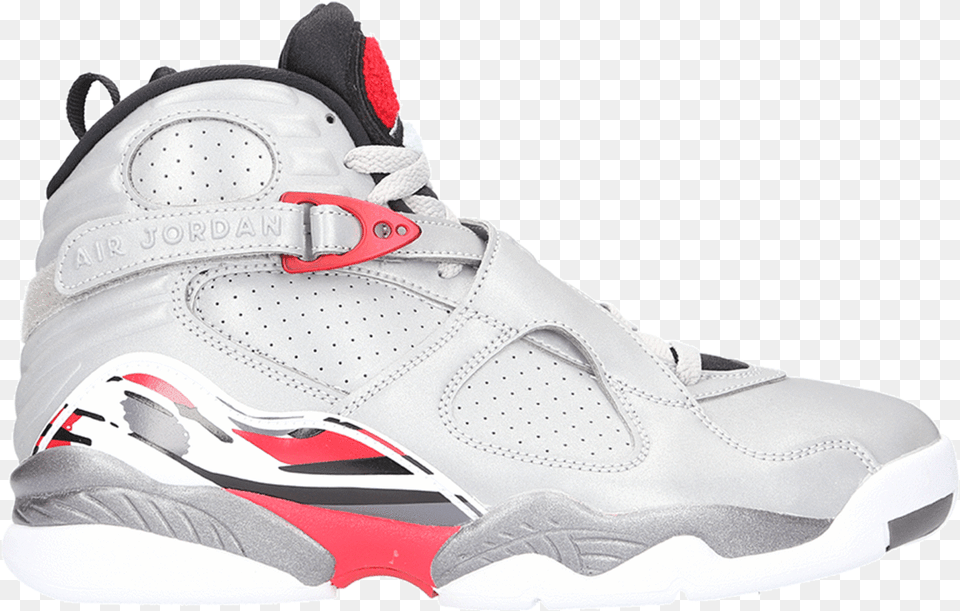 Air Jordan 8 Retro Reflections Of A Champion Basketball Shoe, Clothing, Footwear, Sneaker Free Transparent Png