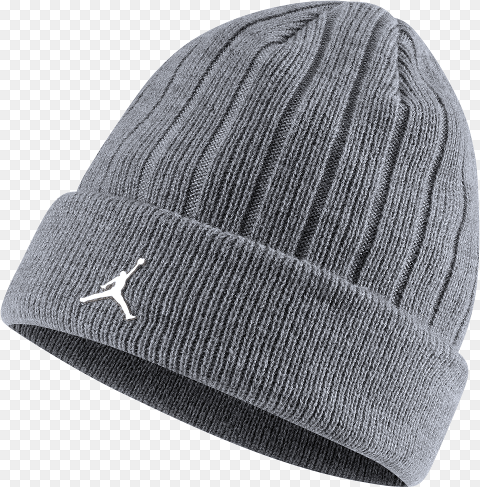 Air Jordan Beanie Cuffed Ingot Cuffed Beanies, Cap, Clothing, Hat, Knitwear Png Image