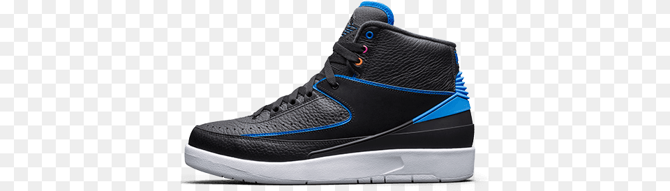 Air Jordan Ii Retro Black Fire Pink Photo Blue Atomic Jordan 2 Radio Raheem, Clothing, Footwear, Shoe, Sneaker Free Transparent Png