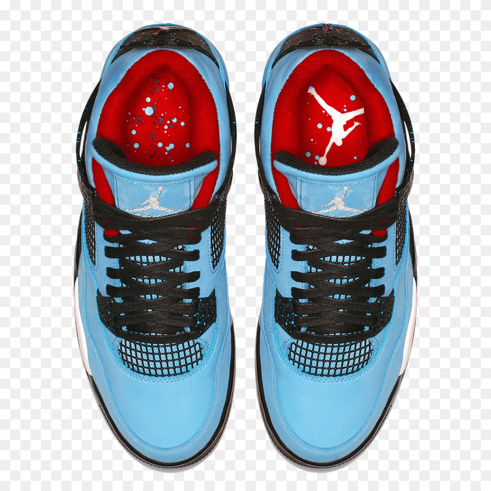 Air Jordan Iv Travis Scott Dope, Clothing, Footwear, Shoe, Sneaker Png Image