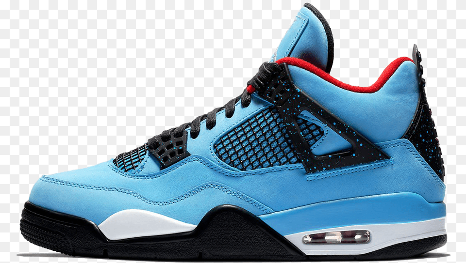 Air Jordan Iv Travis Scott Jordan 4 Travis Scott, Clothing, Footwear, Shoe, Sneaker Png