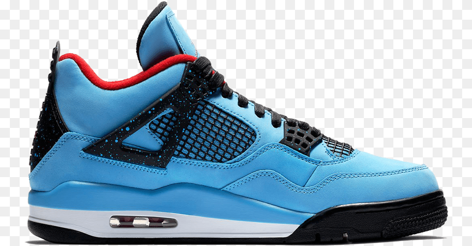 Air Jordan Iv Travis Scott Travis Scott Jordan, Clothing, Footwear, Shoe, Sneaker Png