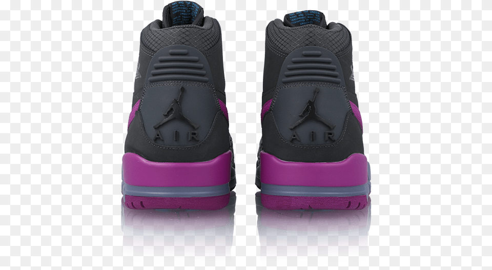 Air Jordan Legacy 312 Grey Purple Sneakers, Clothing, Footwear, Shoe, Sneaker Free Png