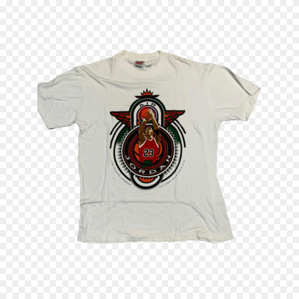 Air Jordan Logo Nike Vintage Tee By Youbetterfly Active Shirt, Clothing, T-shirt Free Transparent Png