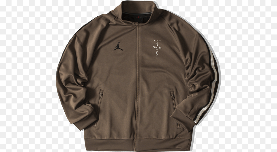 Air Jordan One Block Travis Scott Jordan Apparel, Clothing, Coat, Fleece, Hoodie Free Png