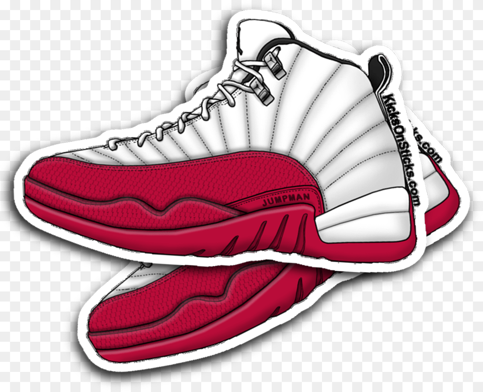 Air Jordan Retro Xii Clipart Jordan 12 Shoes Sticker, Clothing, Footwear, Shoe, Sneaker Png