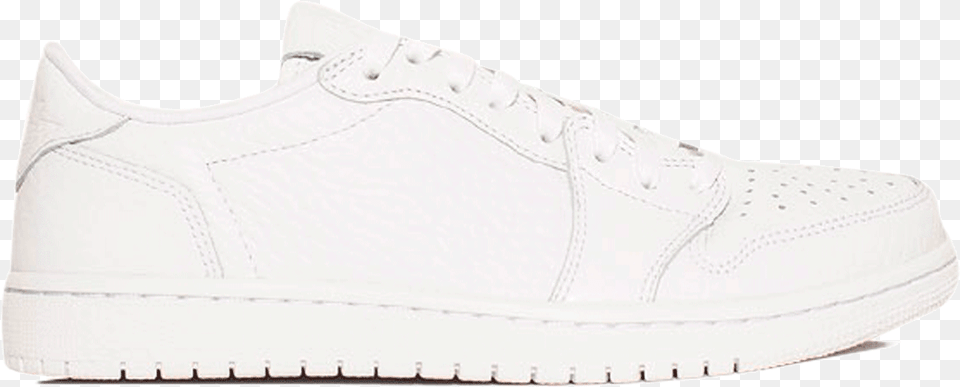 Air Jordan Sneakers 1 Low No Swoosh White Adidas, Clothing, Footwear, Shoe, Sneaker Free Png Download