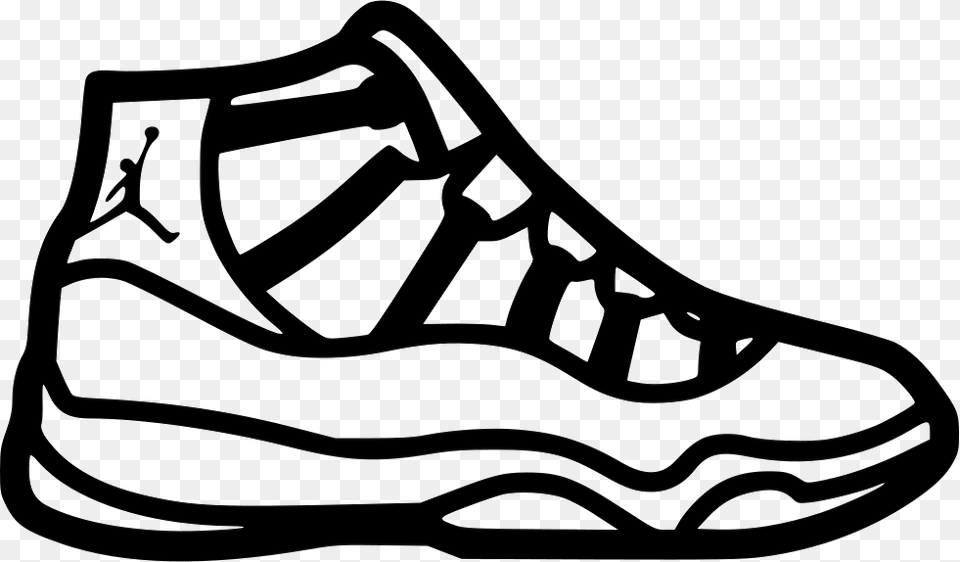 Air Jordan Xi Jordan Shoe Clipart, Clothing, Footwear, Sneaker, Bow Free Png