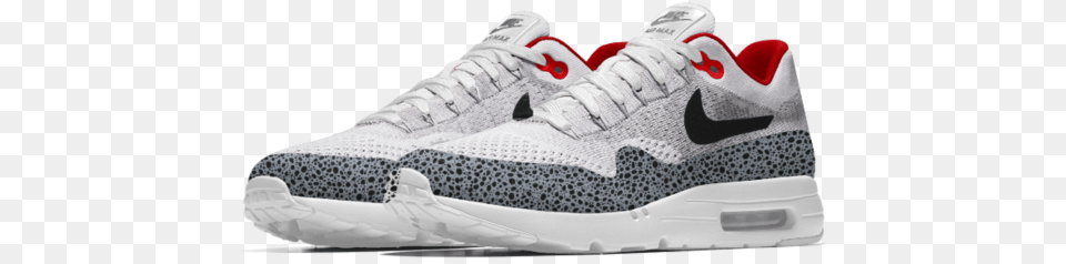 Air Max One Red Speckled 326 Air Max 1 Flyknit, Clothing, Footwear, Shoe, Sneaker Png Image