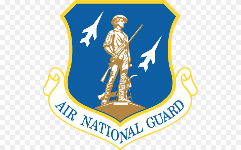 Air National Guard Air National Guard Tattoo, Logo, Person, Symbol, Badge Free Png