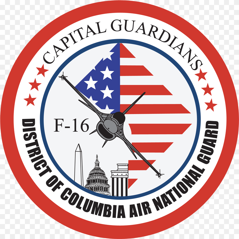 Air National Guard Dc Air National Guard Logo, Emblem, Symbol, American Flag, Flag Free Transparent Png