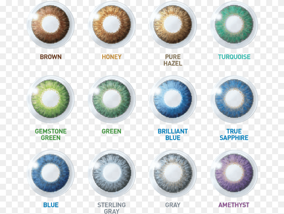 Air Optix Hydraglyde Color Contacts, Contact Lens, Accessories, Gemstone, Jewelry Free Png Download