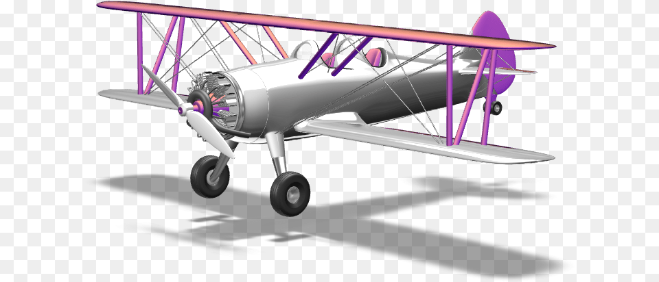 Air Plane Boeing Stearman Model, Aircraft, Airplane, Transportation, Vehicle Free Png