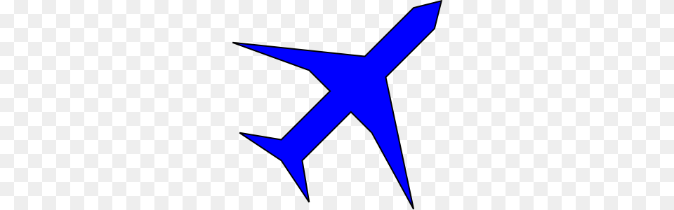 Air Plane Clip Art For Web, Star Symbol, Symbol, Animal, Fish Free Png Download