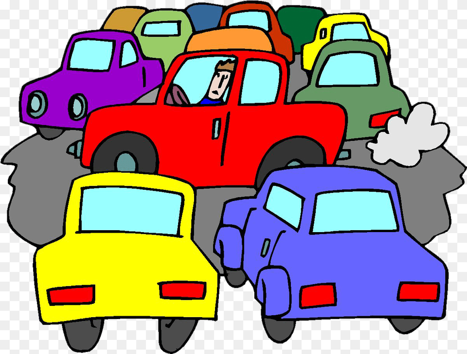 Air Pollution Traffic Clip Art, Car, Transportation, Vehicle, Machine Free Transparent Png