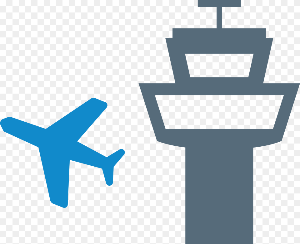 Air Traffic Control Icon Clipart Download Air Traffic Control Icon, Airport, Architecture, Building, Control Tower Free Transparent Png