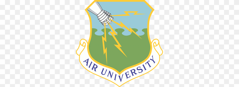 Air University Us Air Force Air University Shield, Badge, Logo, Symbol, Ammunition Png