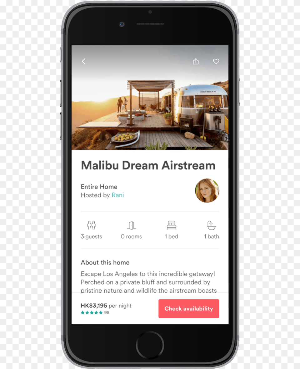 Airbnb App, Electronics, Mobile Phone, Phone, Person Png Image