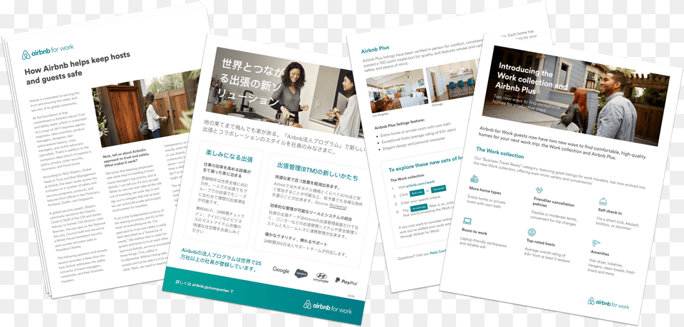 Airbnb For Work Marketing Collateral Library Airbnb Flyer, Advertisement, Poster, Person, Accessories Png
