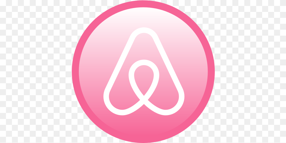 Airbnb Icon Circle, Disk, Symbol, Light Free Transparent Png