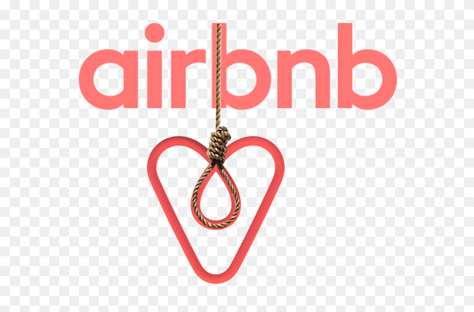 Airbnb Logo Dark And Difficult, Knot, Dynamite, Weapon Free Png