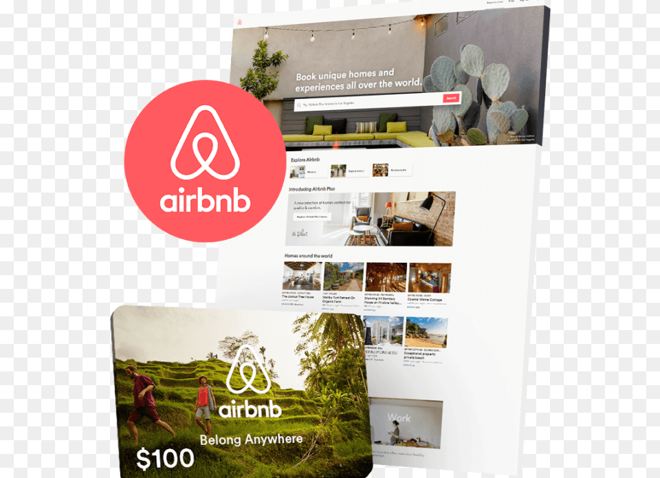 Airbnb Logo Website Cosistency Airbnb, Advertisement, Poster, Person, File Png