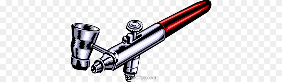 Airbrush Royalty Vector Clip Art Illustration, Blade, Razor, Weapon, Sink Png Image