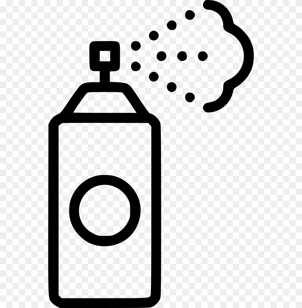 Airbrush Spray Deodorant Tool Transparent Aerosol Clipart, Stencil, Tin, Can, Spray Can Free Png Download