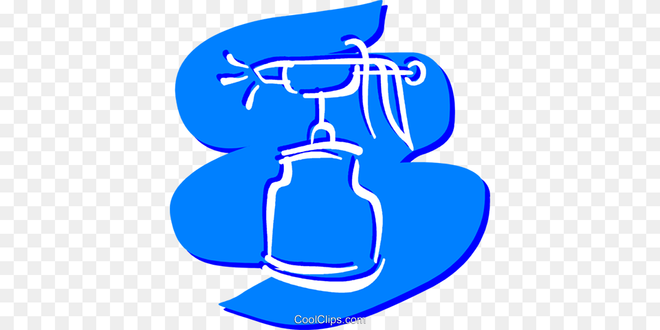 Airbrushes Paint Sprayer Royalty Vector Clip Art Illustration, Jar, Light, Cushion, Home Decor Free Png Download