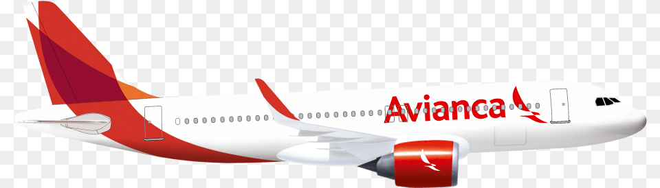Airbus A320neo Logo Aerolineas Avianca, Aircraft, Airliner, Airplane, Transportation Png