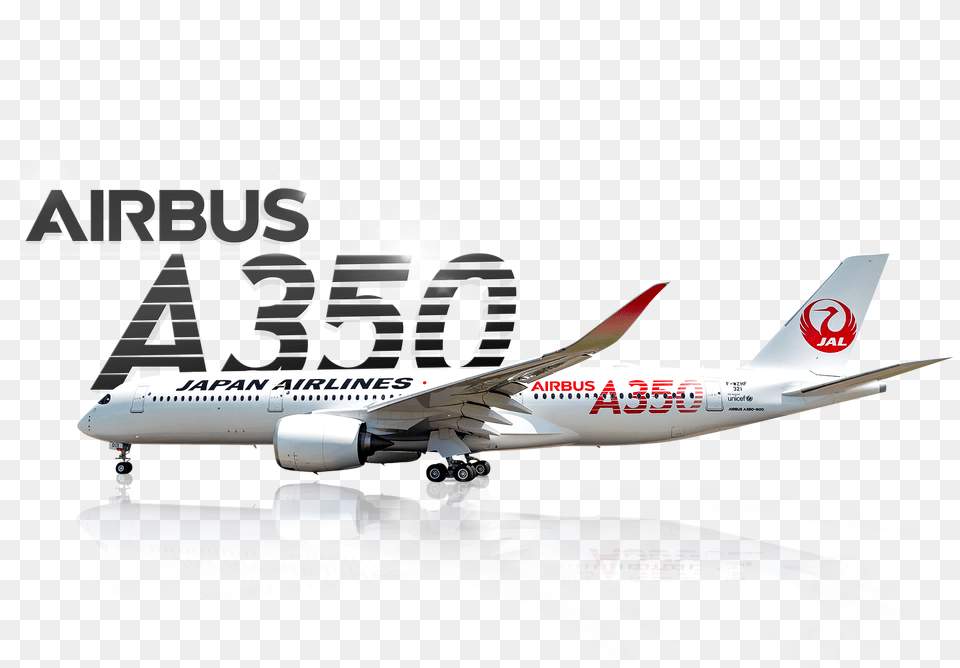 Airbus A350 900 New, Aircraft, Airliner, Airplane, Transportation Png Image