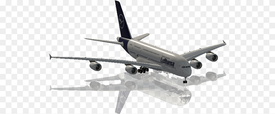 Airbus A380 X Plane 11 707 Lufthansa New, Aircraft, Airliner, Airplane, Flight Png