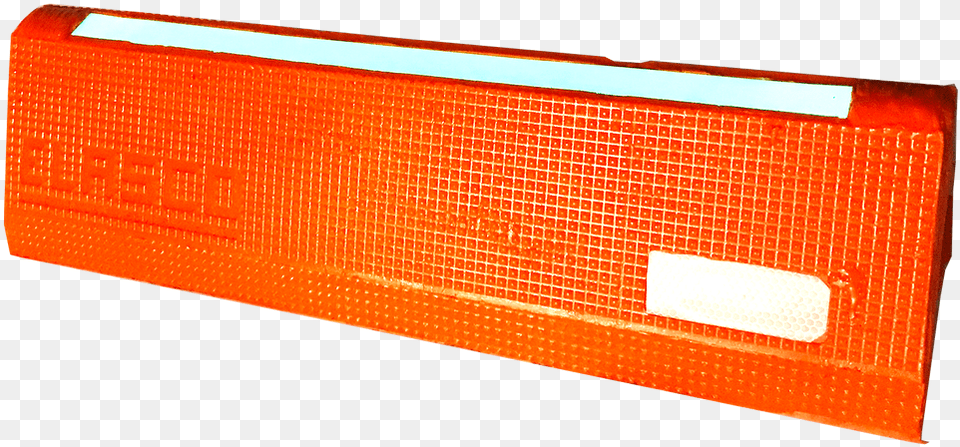 Aircraft Chock With Glow U0026 Reflectors 24 Inch Orange Plastic, Fence, Accessories, Box Free Transparent Png