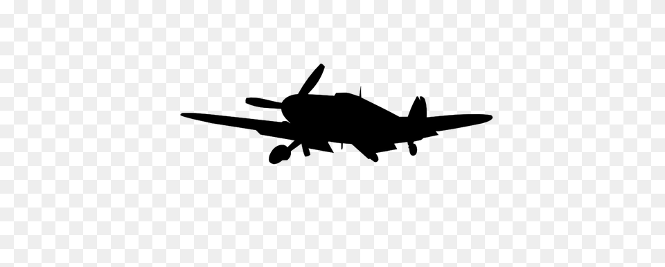 Aircraft Clip Art Silhouette, Gray Free Png