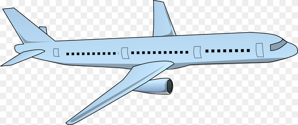 Aircraft Clipart, Airliner, Airplane, Transportation, Vehicle Png Image
