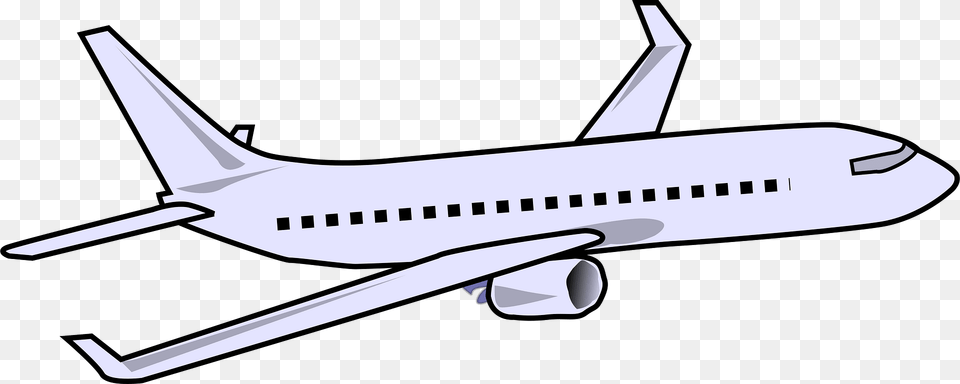 Aircraft Clipart, Airliner, Airplane, Transportation, Vehicle Png Image