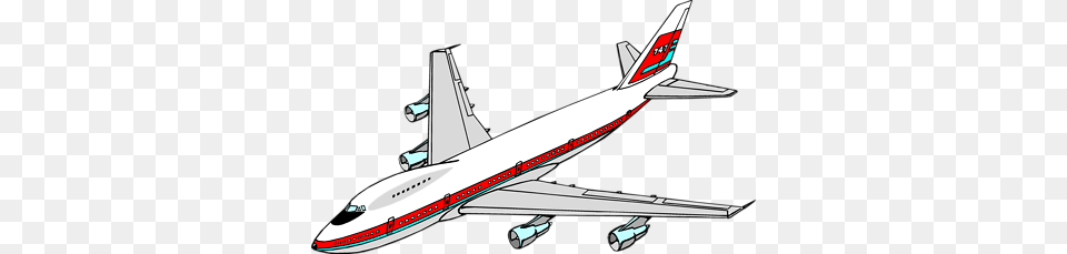 Aircraft Clipart Cartoon, Airliner, Airplane, Transportation, Vehicle Png Image