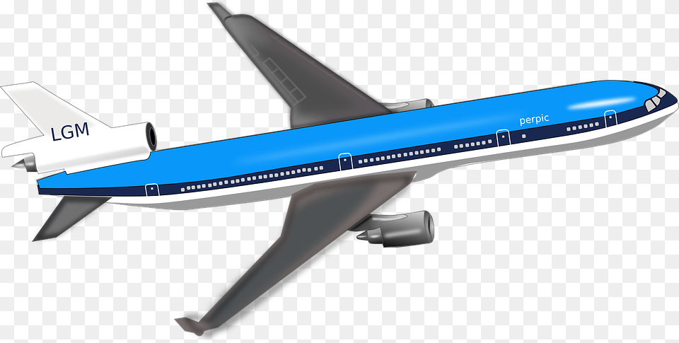 Aircraft Clipart Jumbo Jet, Airliner, Airplane, Transportation, Vehicle Png Image