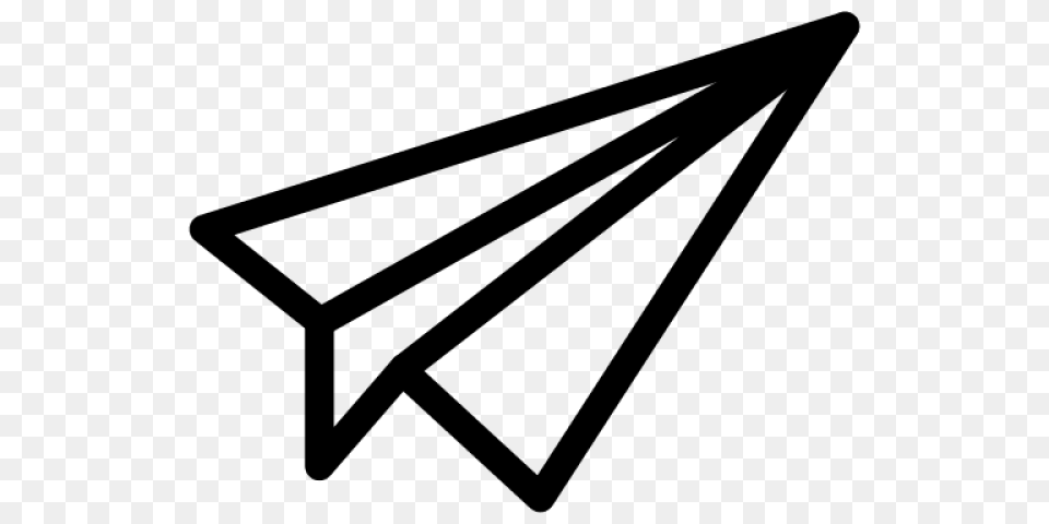 Aircraft Clipart Paper Airplane, Gray Free Transparent Png