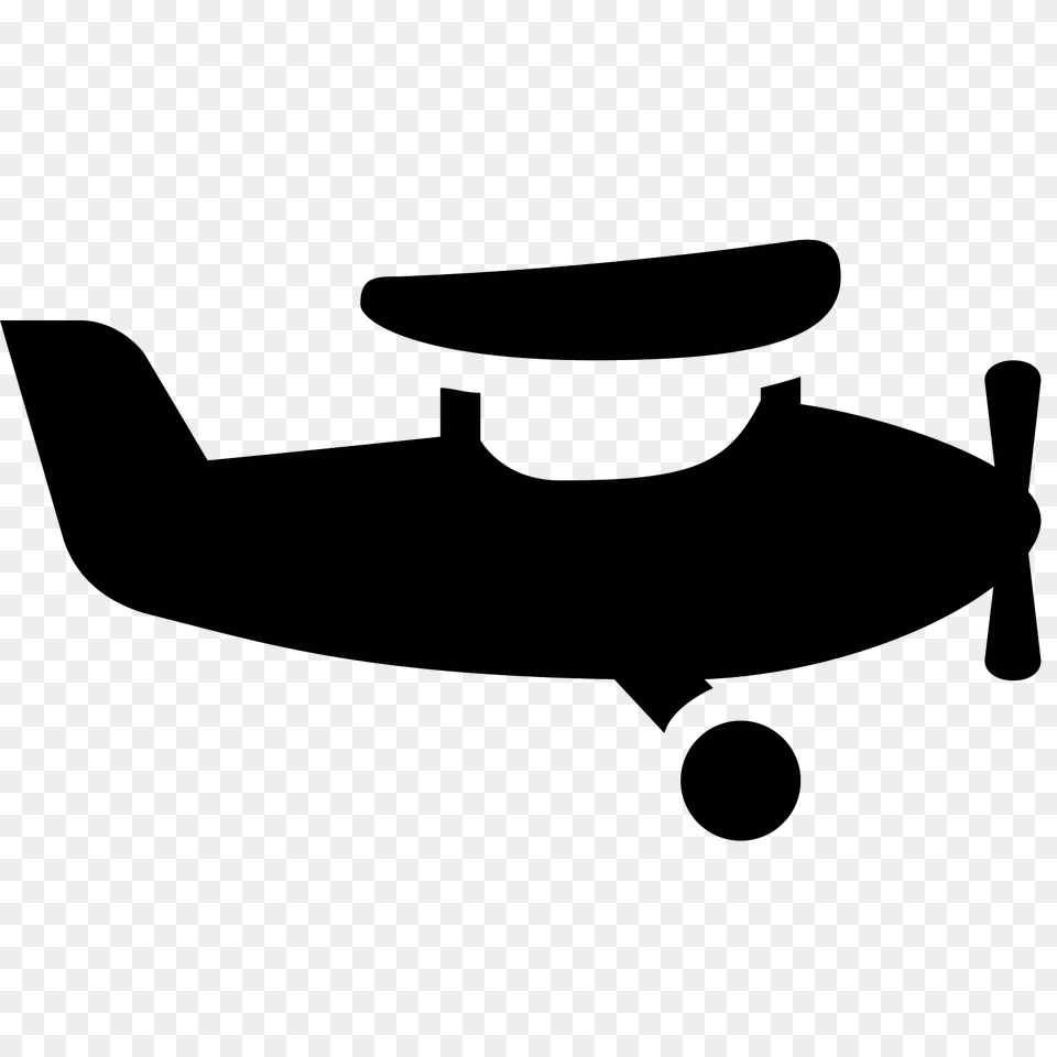 Aircraft Icon, Gray Png Image