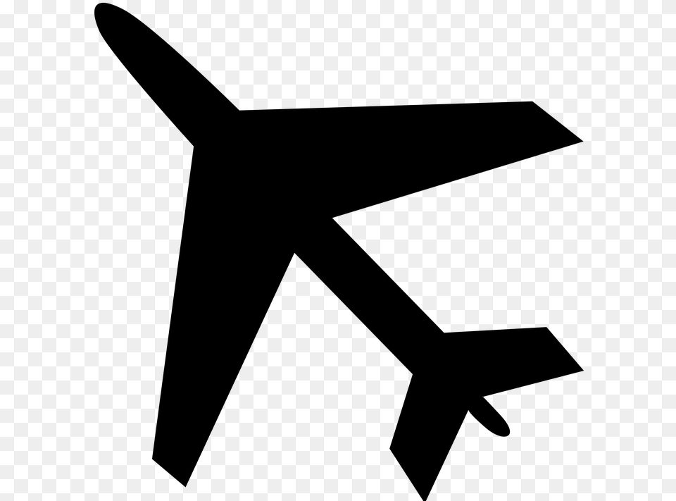 Aircraft Icon Traffic Shield Holiday Travel Plane Icon, Gray Png Image