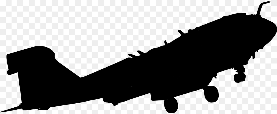 Aircraft Plane Silhouette Transportation Airplane War Plane Silhouette, Gray Png