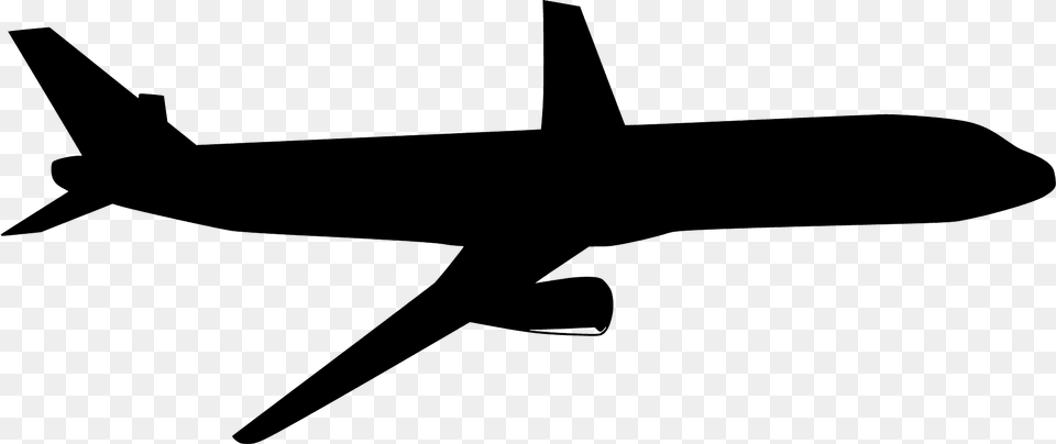 Aircraft Silhouette, Transportation, Vehicle, Airplane, Airliner Free Transparent Png