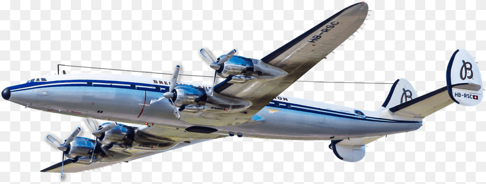 Aircraft Super Constellation Isolated History Constellation Airplane, Airliner, Transportation, Vehicle, Flight Free Png