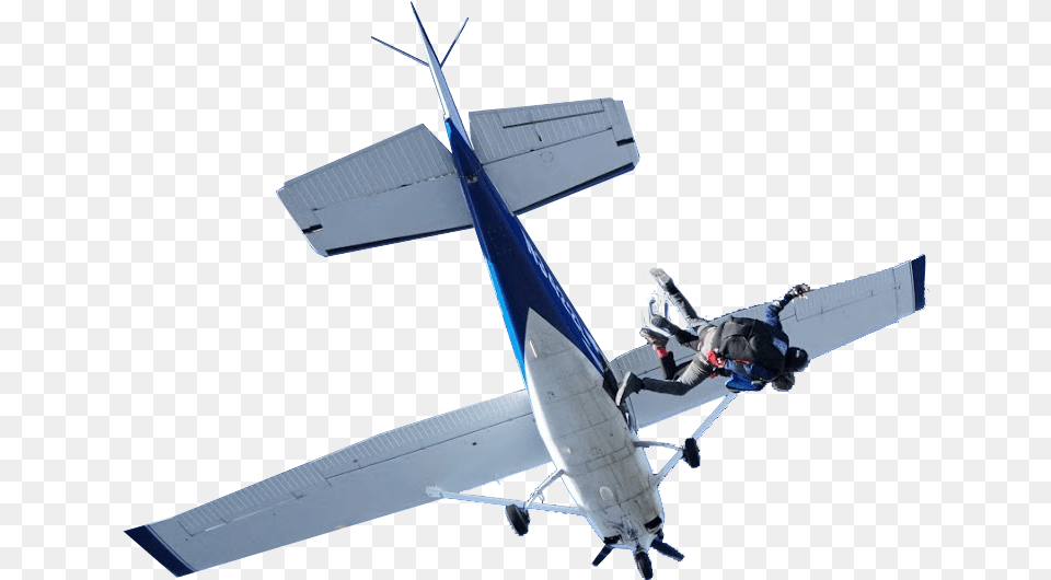 Aircraftpropellerlight Aircraftgeneral 172cessna Skydiving Plane, Person, Vehicle, Aircraft, Airplane Free Png Download