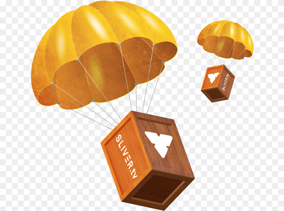 Airdrop, Parachute, Balloon Free Png Download