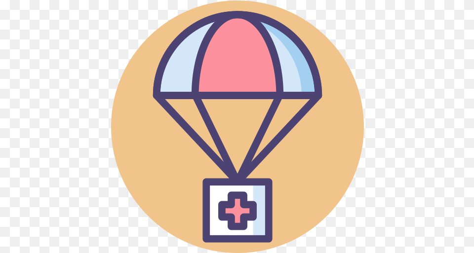 Airdrop Airdrop Icon, Aircraft, Transportation, Vehicle, Hot Air Balloon Png Image