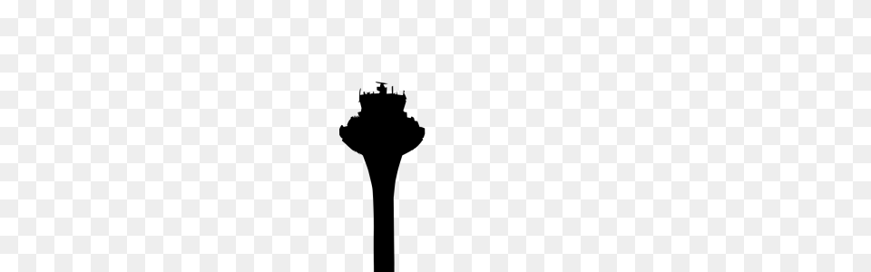 Airfield Clipart Airport Tower, Silhouette Free Transparent Png