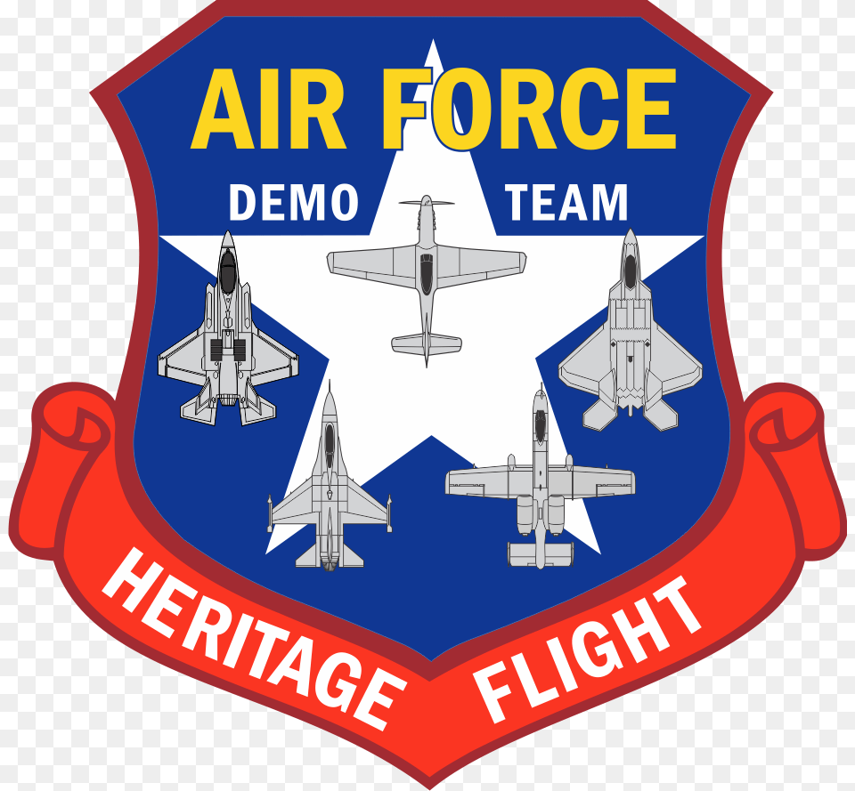 Airforce Demo Team, Badge, Logo, Symbol, Aircraft Png