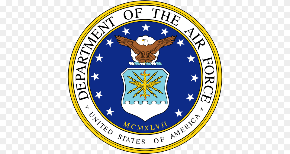 Airforce Logo, Emblem, Symbol, Badge, Animal Free Transparent Png